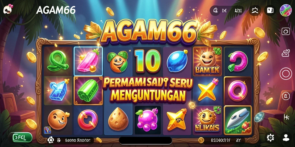 Screenshot utama AGAM66 menampilkan pengalaman bermain slot yang menarik.