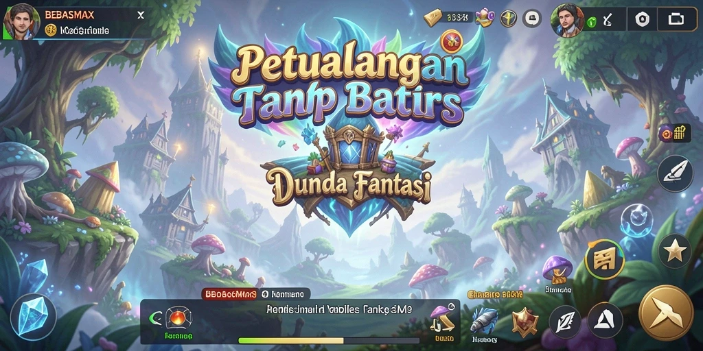 Gameplay BEBASMAX yang menakjubkan di dunia petualangan.