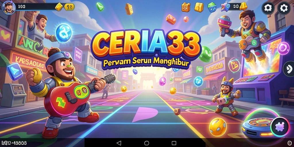 Tampilan gameplay CERIA33 yang penuh aksi dan seru.