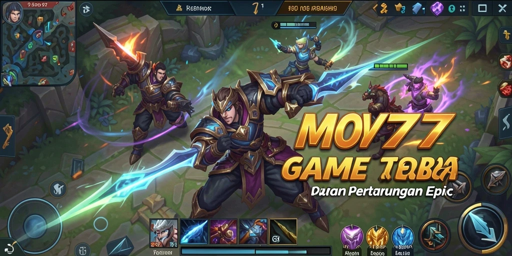 Tangkapan layar gameplay CV777 menunjukkan aksi pertarungan epik dan strategi tim.