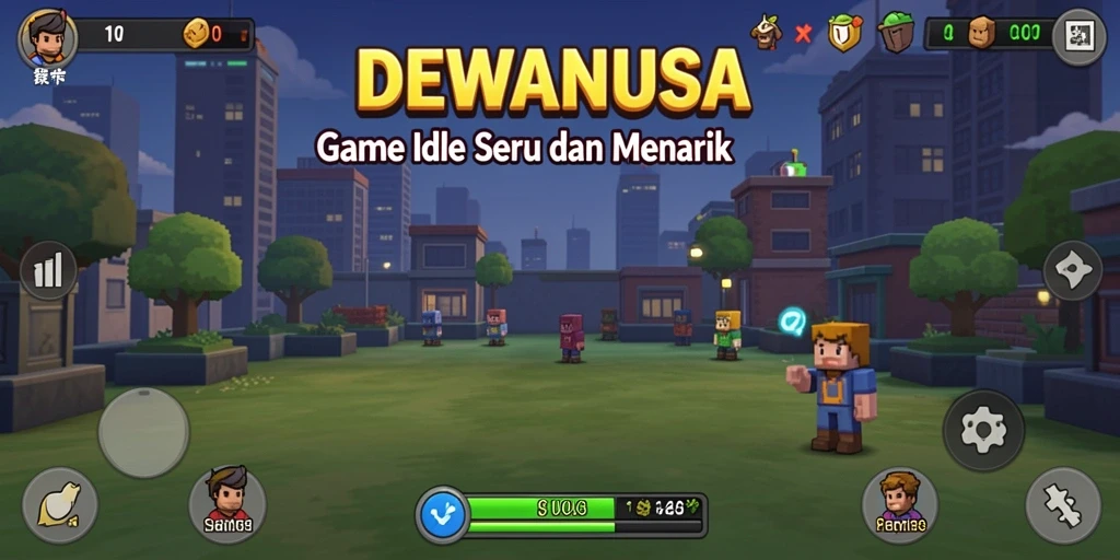 Tampilan gameplay DEWANUSA yang menakjubkan dan menarik.