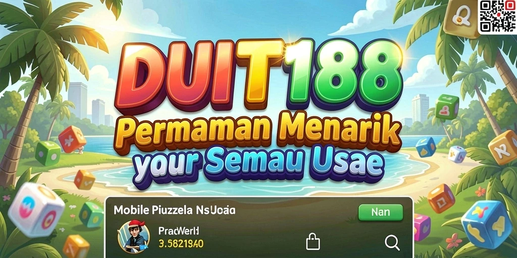 Menampilkan gameplay menarik dari permainan puzzle DUIT188.