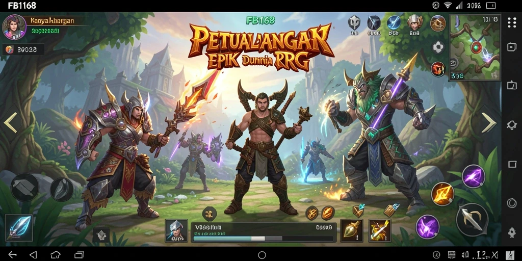 Gameplay FB168 yang menakjubkan dan penuh petualangan.