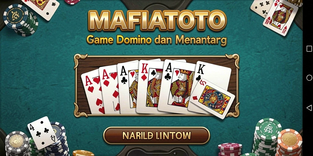 Tampilan gameplay seru dalam MAFIATOTO dengan pemain Domino yang aktif.