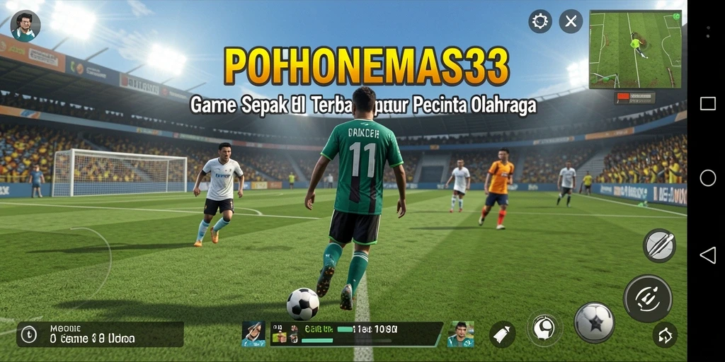Tampilan gameplay POHONEMAS33 yang seru dan mendebarkan di lapangan.