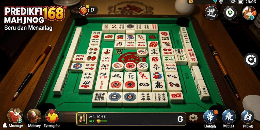Tampilan gameplay Mahjong PREDIKSI168 yang menawan dan menantang.