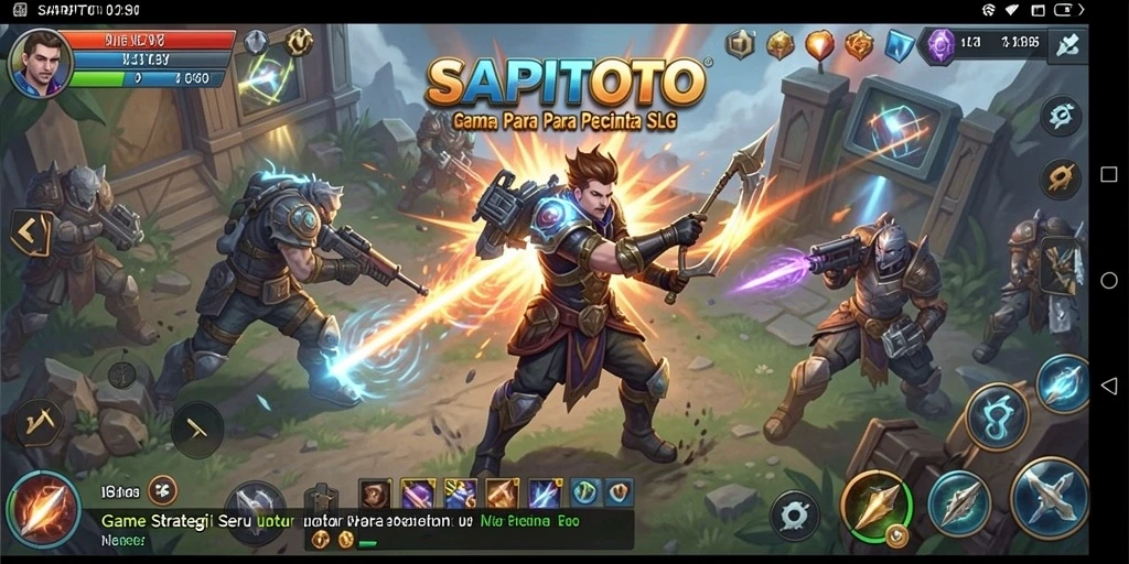 Tampilan menarik dari gameplay SLG di SAPITOTO.