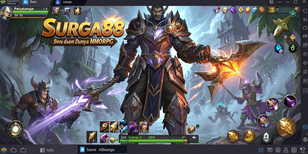 Tangkapan layar dari gameplay menakjubkan di SURGA88.