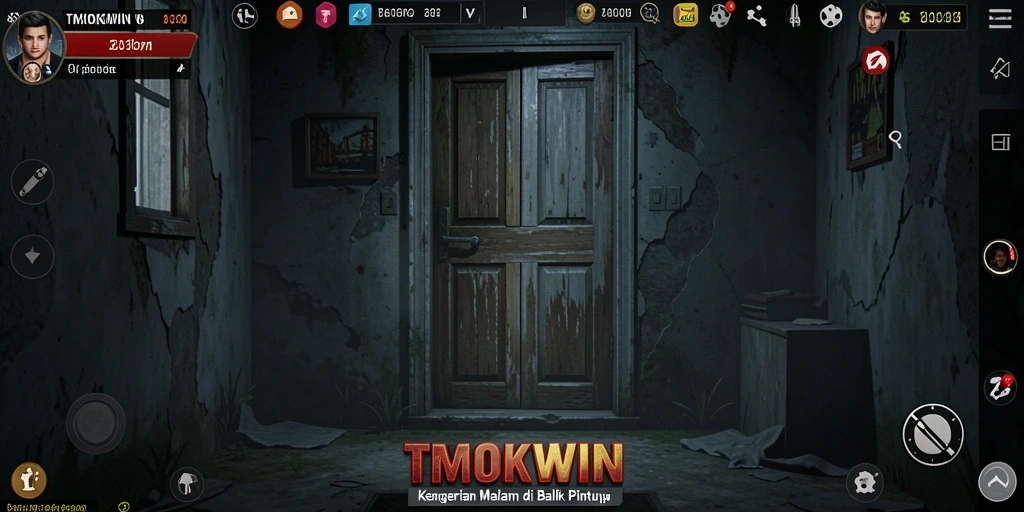 Menampilkan gameplay menegangkan dengan suasana menyeramkan.